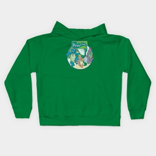 Kids Cartoon Dragons Kids Hoodie